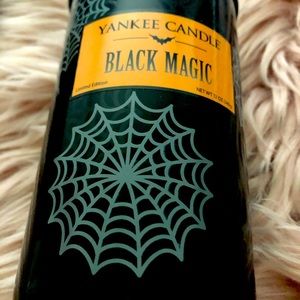 Yankee Candle Black magic single wick candle (partial burn)